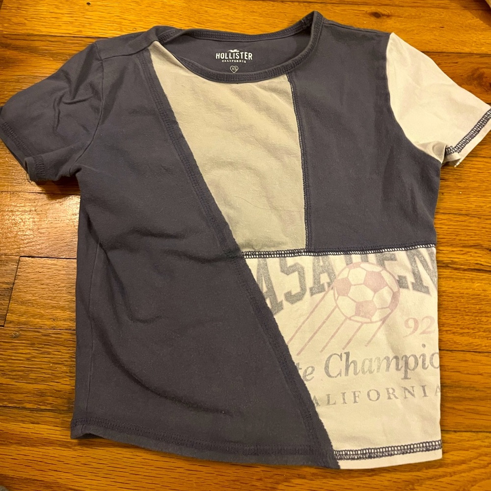 Patchy crop top